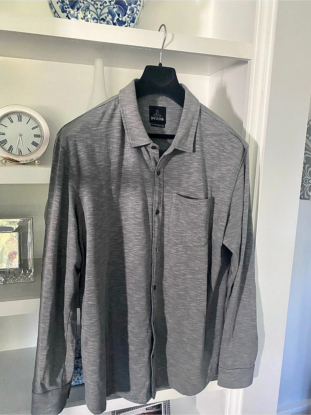 PRANA
Men's Gray Long Sleeve Shirt Like New